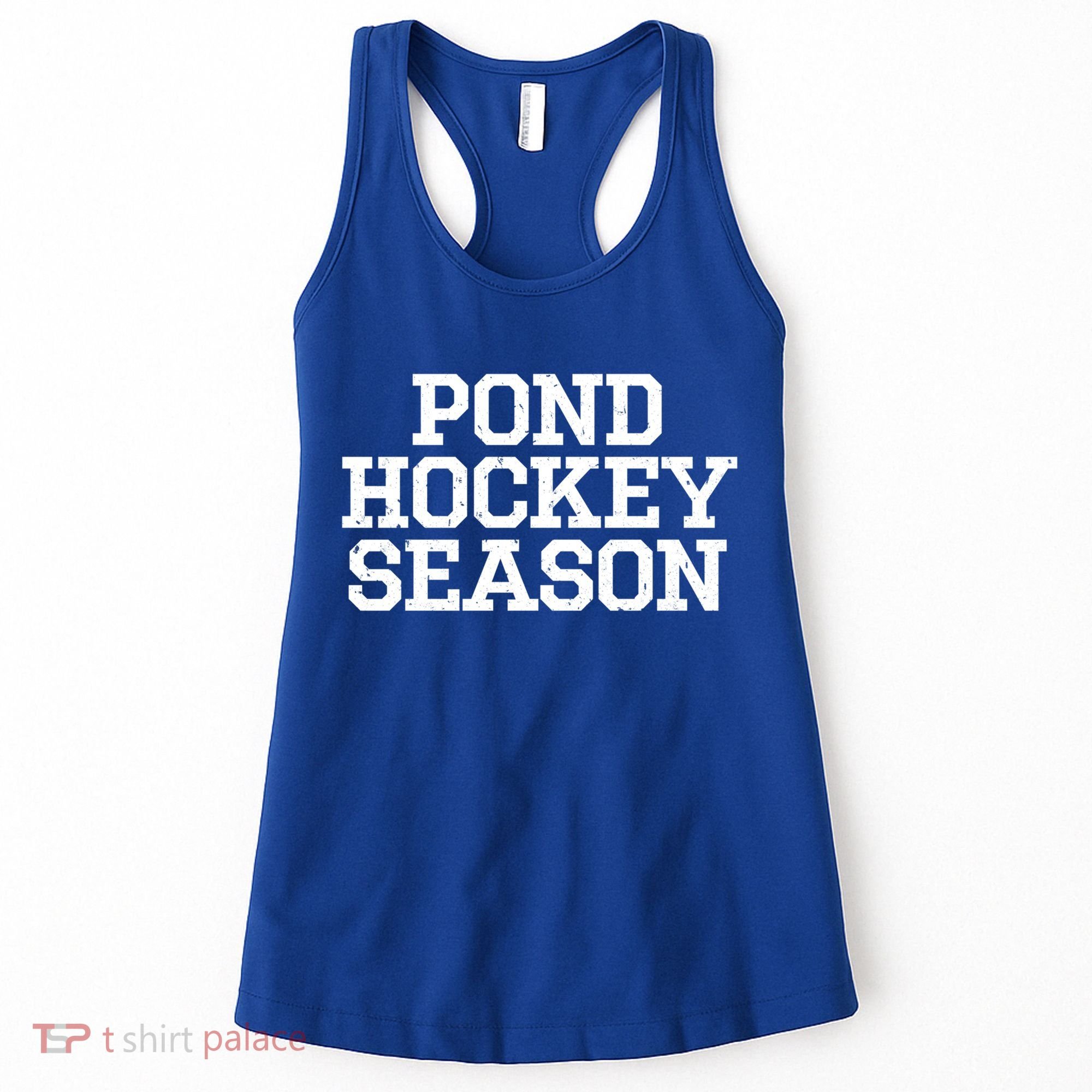 Pond Hockey Season Gift Women's Tank Top