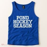Pond Hockey Season Gift Tank Top thumb 2