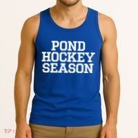 Pond Hockey Season Gift Tank Top thumb 3
