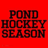 Pond Hockey Season Gift Santa Hat thumb 1