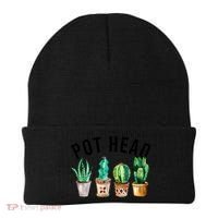 Pot Head Succulent Plant Lover Gift Funny Gardening Plant Beanie thumb 0