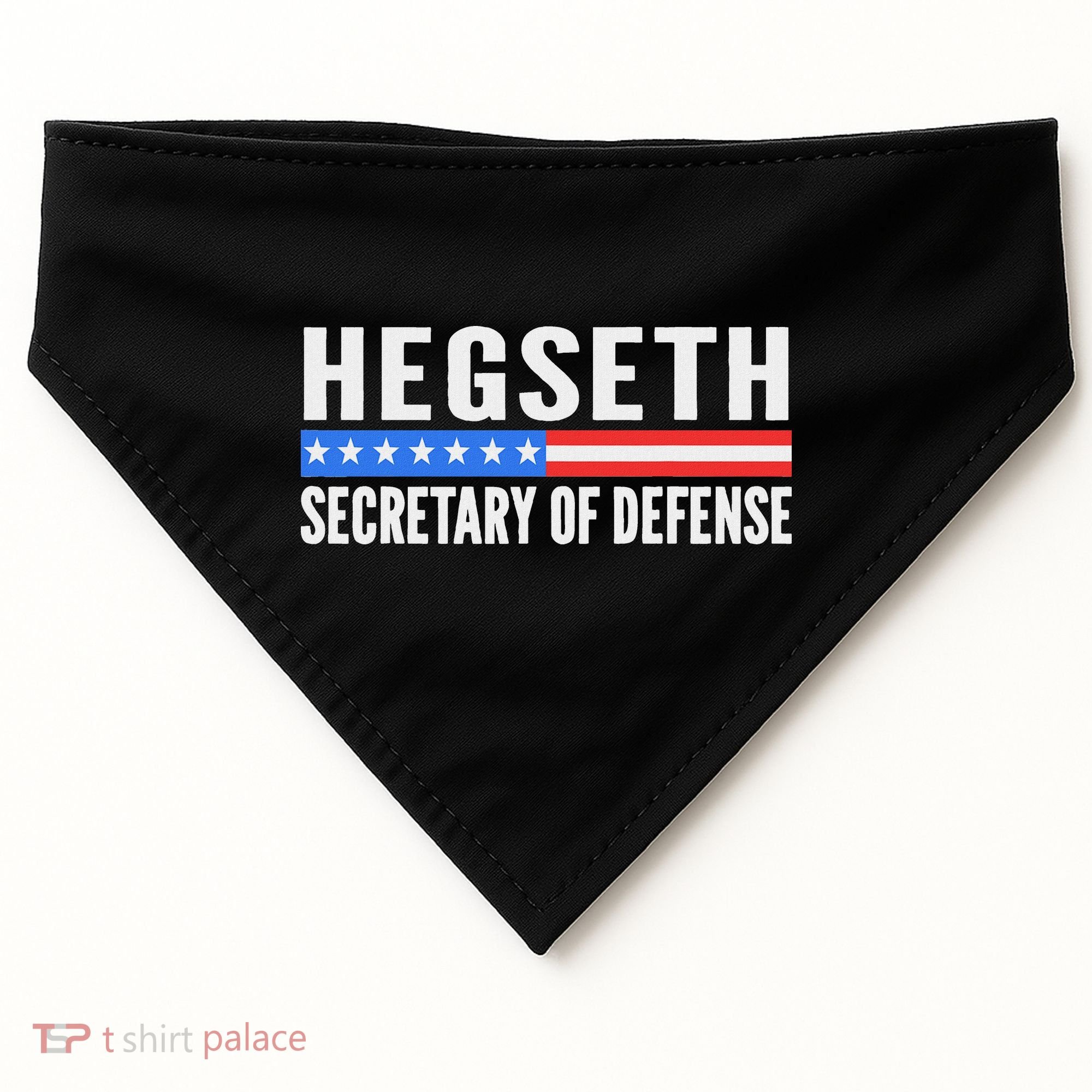 Pete Hegseth Secretary Of Defense USA-Made Doggie Bandana