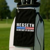 Pete Hegseth Secretary Of Defense Golf Towel thumb 2