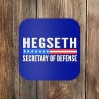 Pete Hegseth Secretary Of Defense Coaster thumb 0