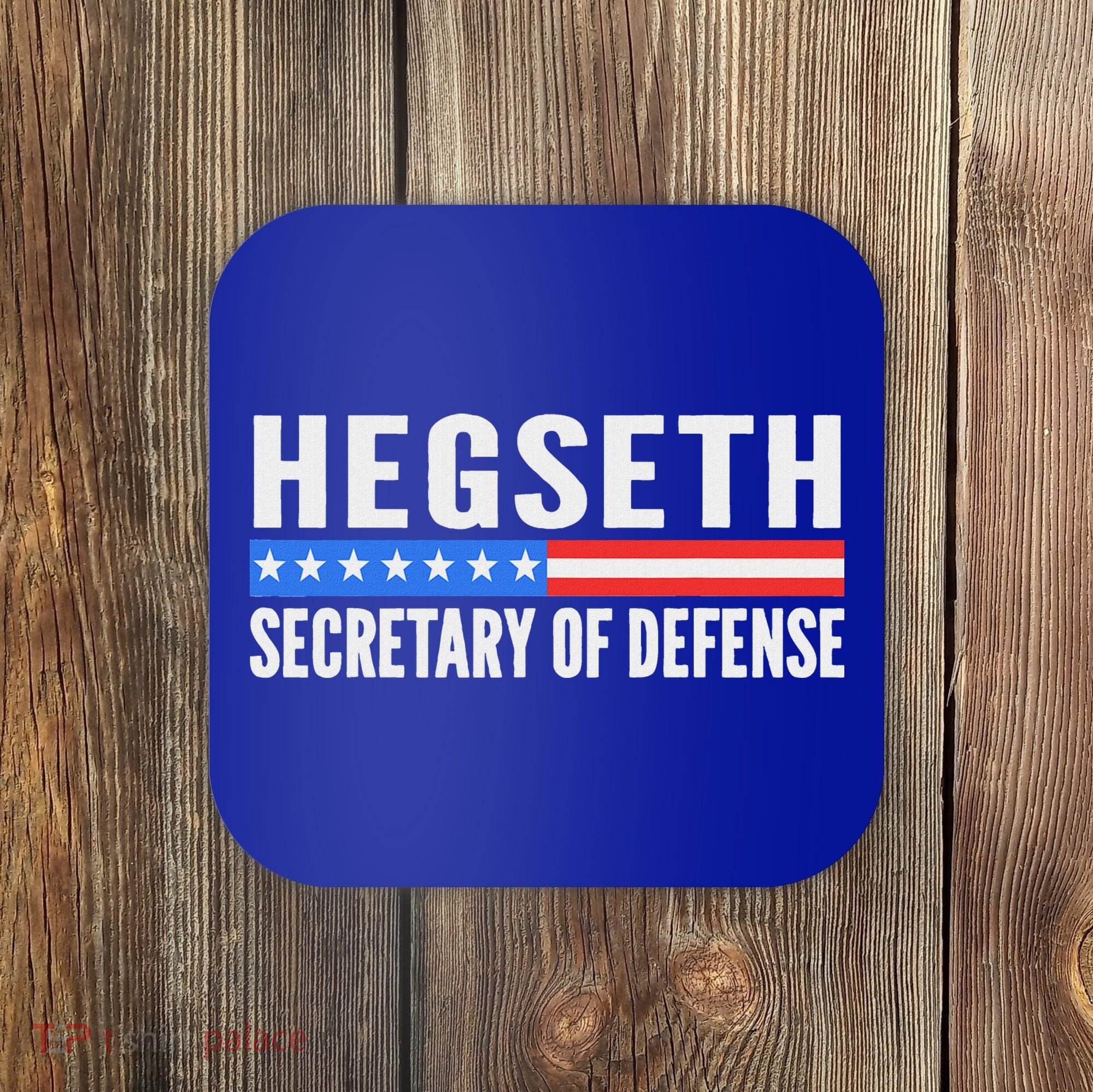 Pete Hegseth Secretary Of Defense Coaster