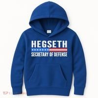 Pete Hegseth Secretary Of Defense Kids Hoodie thumb 0