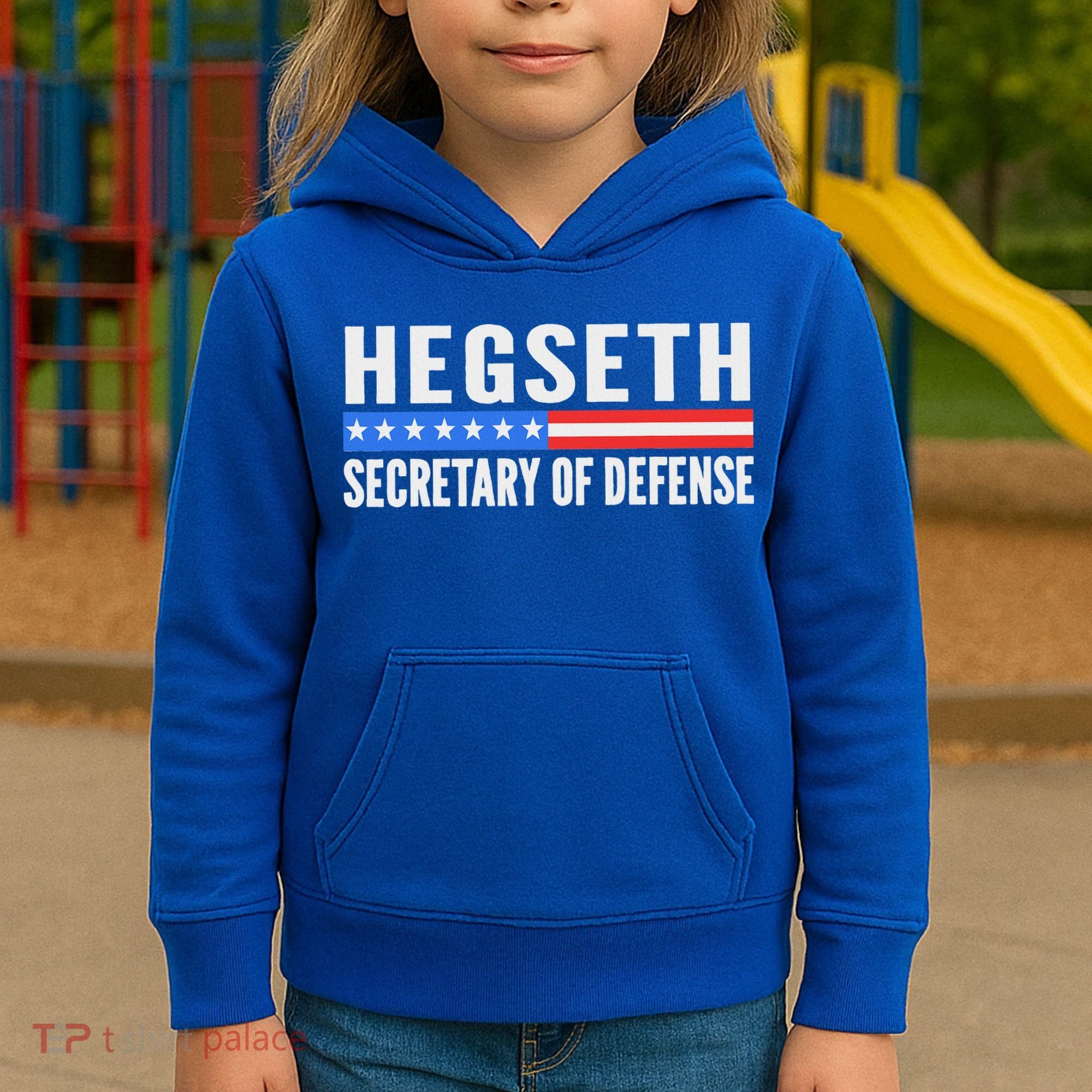 Pete Hegseth Secretary Of Defense Kids Hoodie