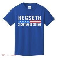 Pete Hegseth Secretary Of Defense Kids T-Shirt thumb 0
