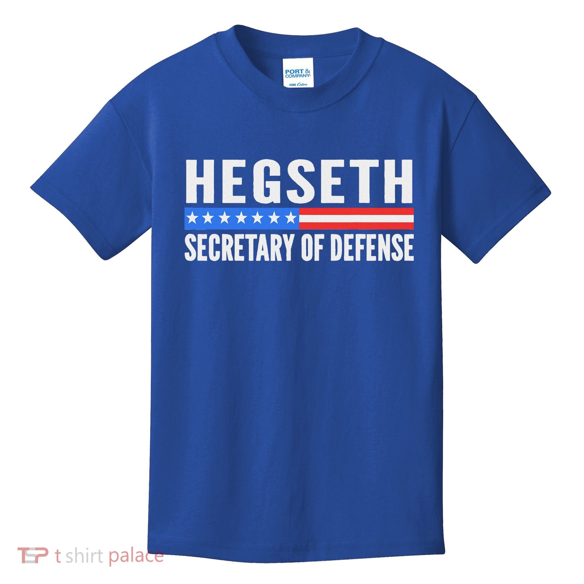 Pete Hegseth Secretary Of Defense Kids T-Shirt