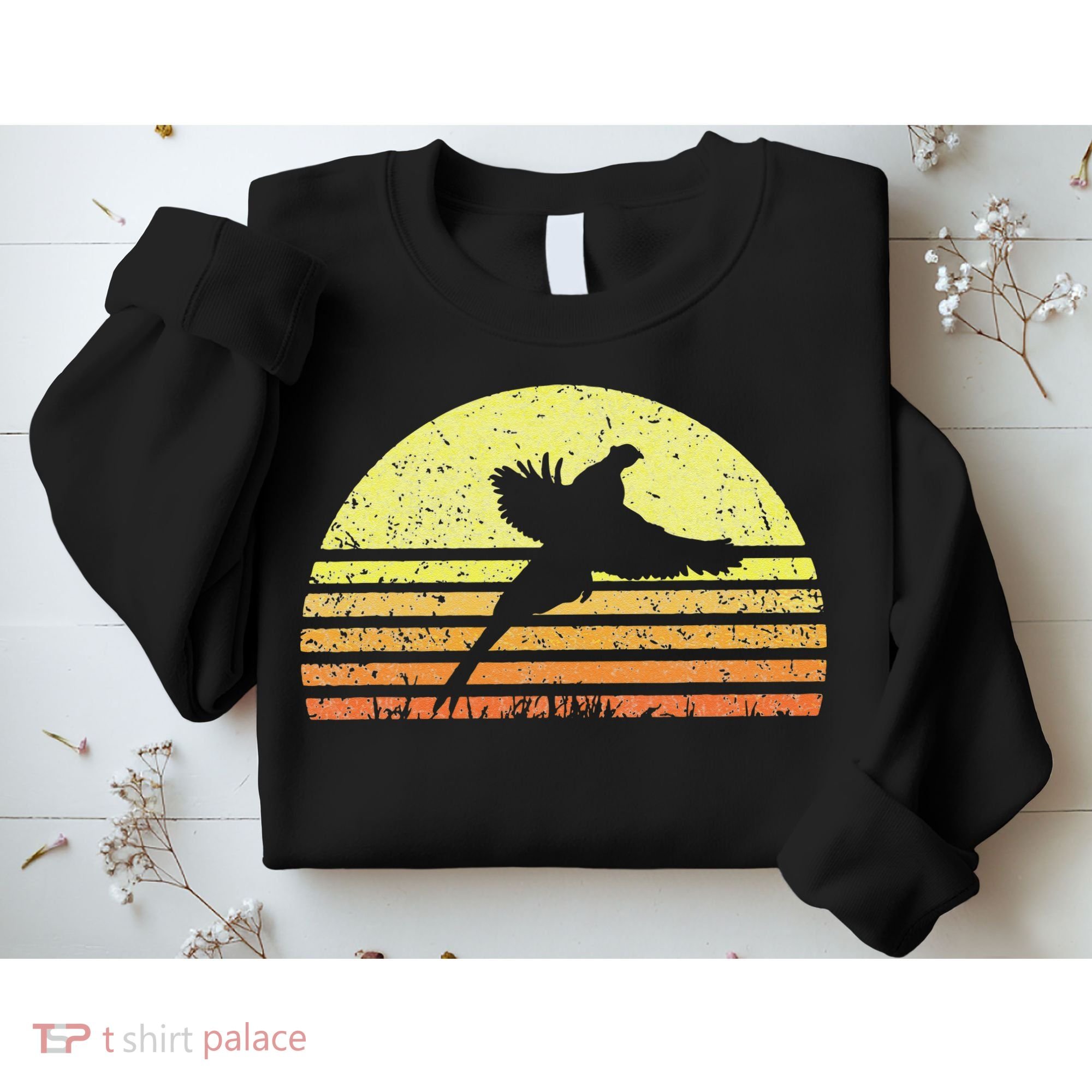 Pheasant Hunting South Dakota Upland Bird Game Hunter Retro Sweatshirt
