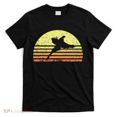 Pheasant Hunting South Dakota Upland Bird Game Hunter Retro T-Shirt