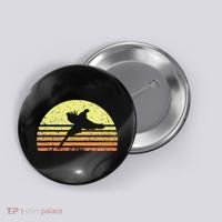 Pheasant Hunting South Dakota Upland Bird Game Hunter Retro Button thumb 0