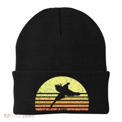 Pheasant Hunting South Dakota Upland Bird Game Hunter Retro Beanie