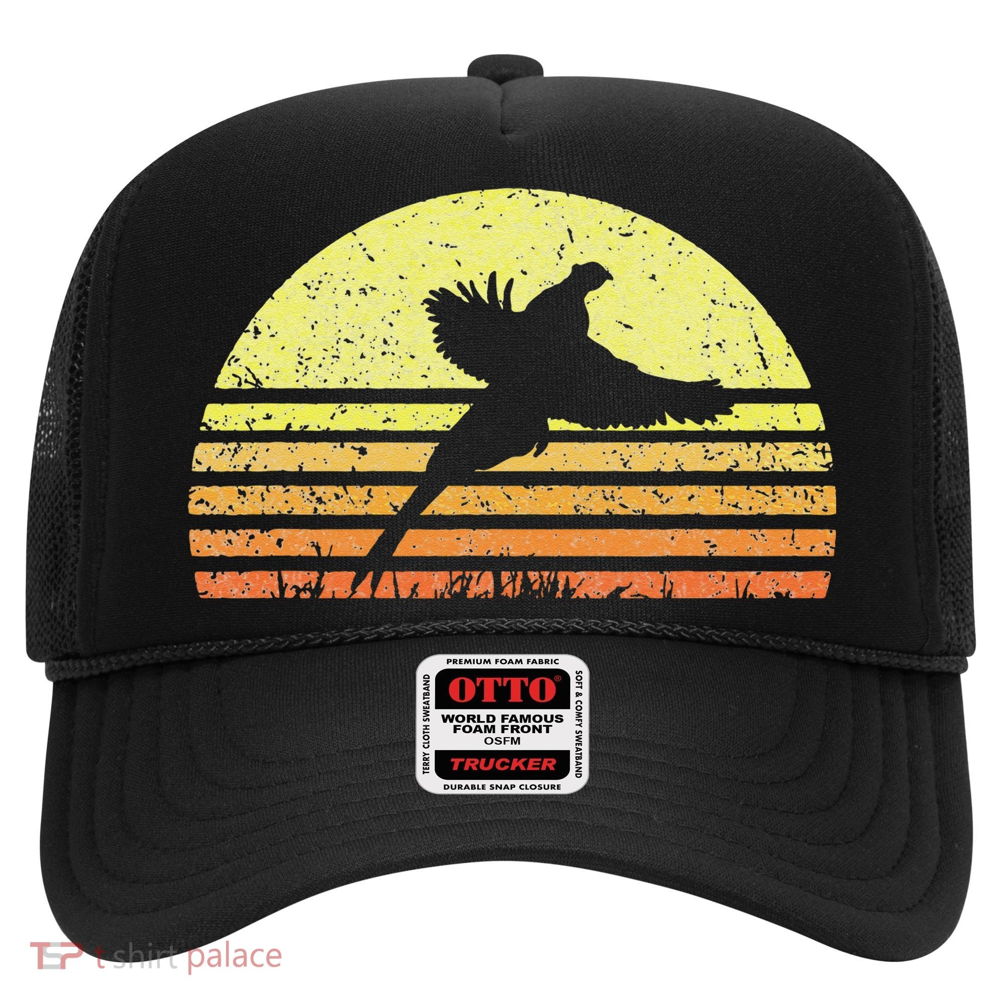 Pheasant Hunting South Dakota Upland Bird Game Hunter Retro Hat