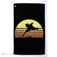 Pheasant Hunting South Dakota Upland Bird Game Hunter Retro Golf Towel thumb 0