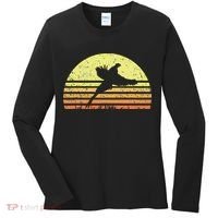 Pheasant Hunting South Dakota Upland Bird Game Hunter Retro Women's Long Sleeve Shirt thumb 0