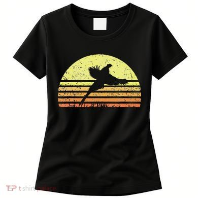 Pheasant Hunting South Dakota Upland Bird Game Hunter Retro Women's T-Shirt