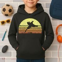 Pheasant Hunting South Dakota Upland Bird Game Hunter Retro Kids Hoodie thumb 2