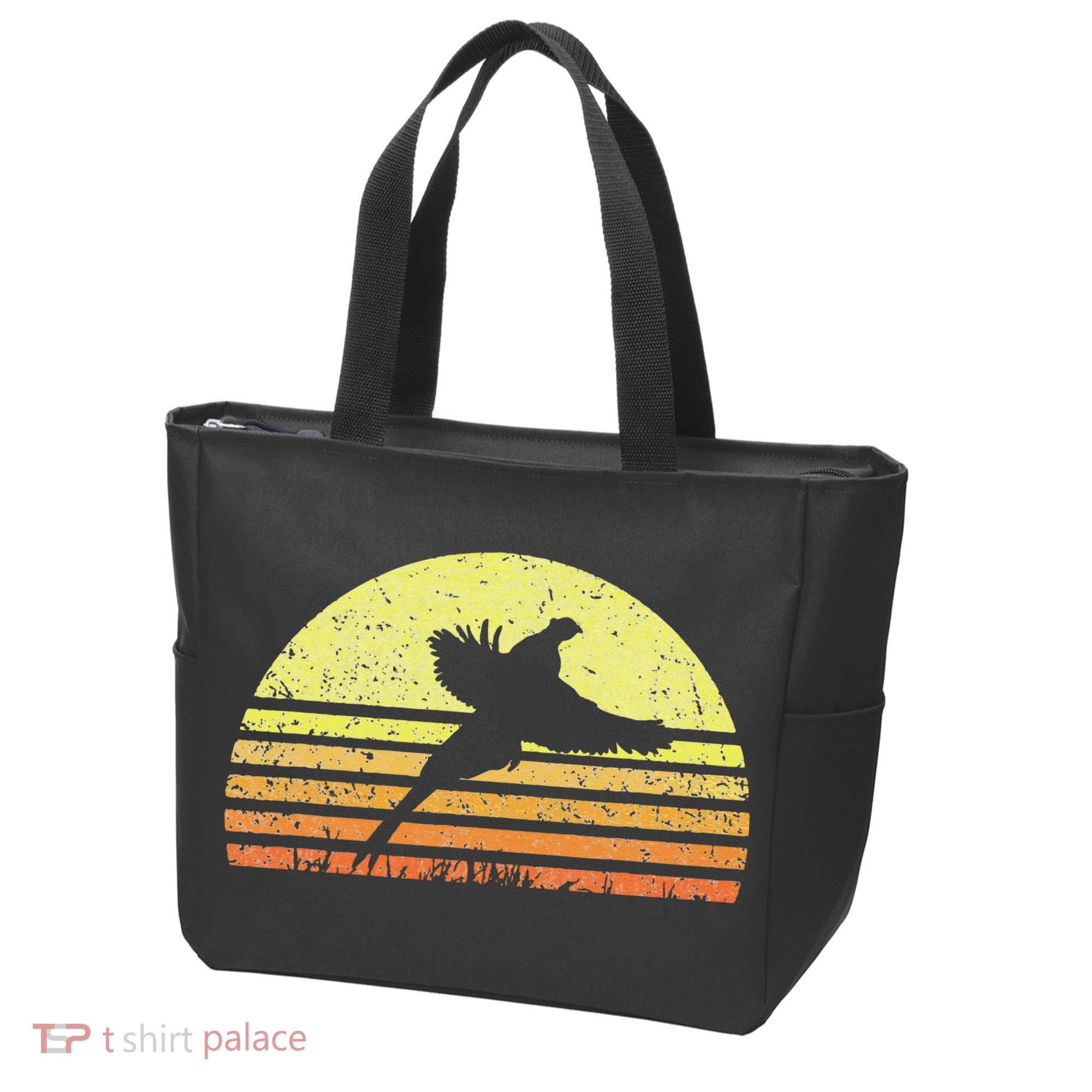Pheasant Hunting South Dakota Upland Bird Game Hunter Retro Tote Bag