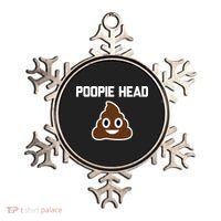 Poopie Head Sarcastic Novelty Gifts Funny Poop Shit Ornament thumb 0
