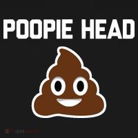 Poopie Head Sarcastic Novelty Gifts Funny Poop Shit Ornament thumb 1