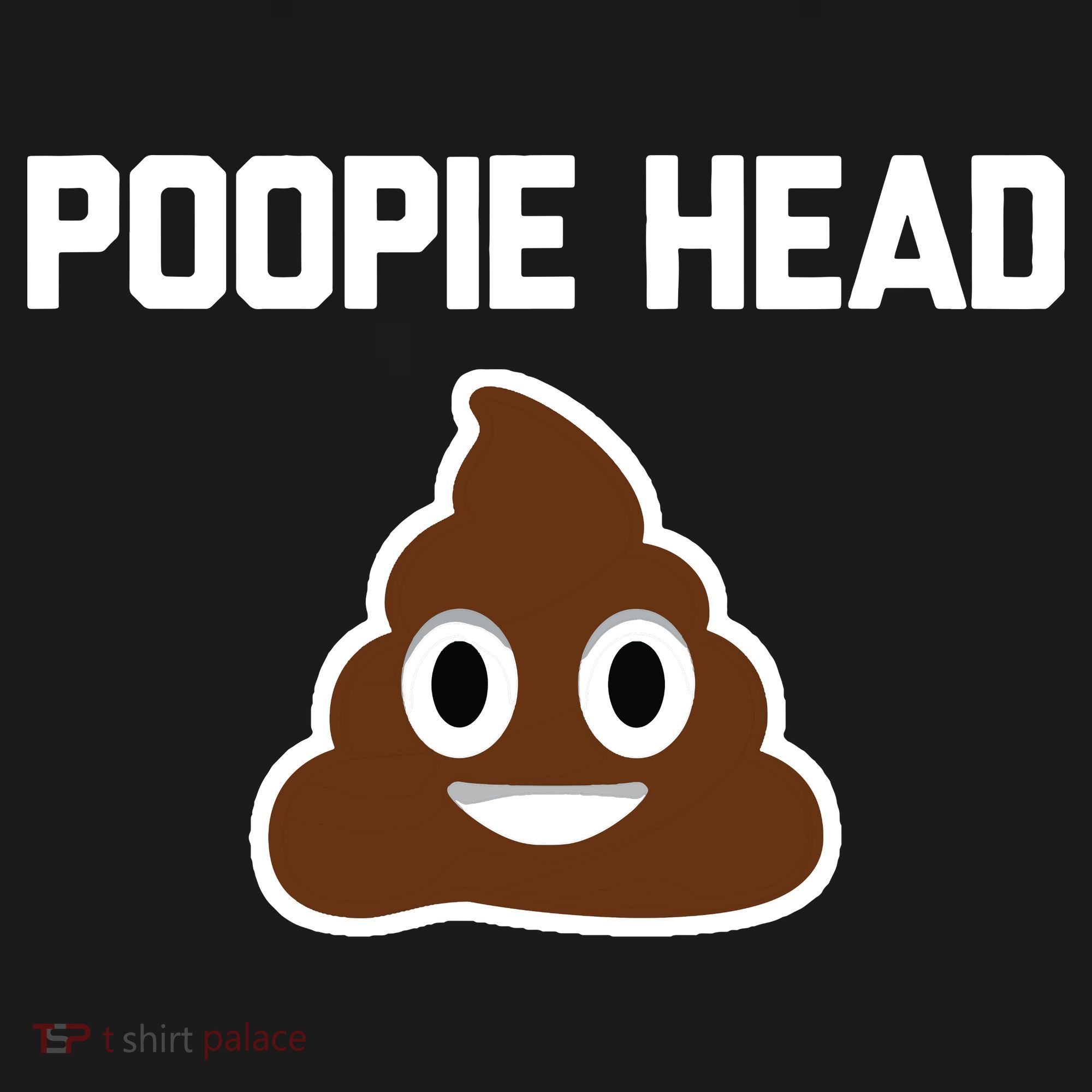 Poopie Head Sarcastic Novelty Gifts Funny Poop Shit Ornament