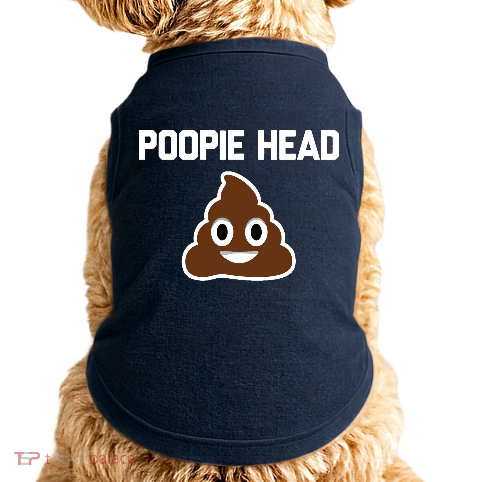 Poopie Head Sarcastic Novelty Gifts Funny Poop Shit Doggie Tank
