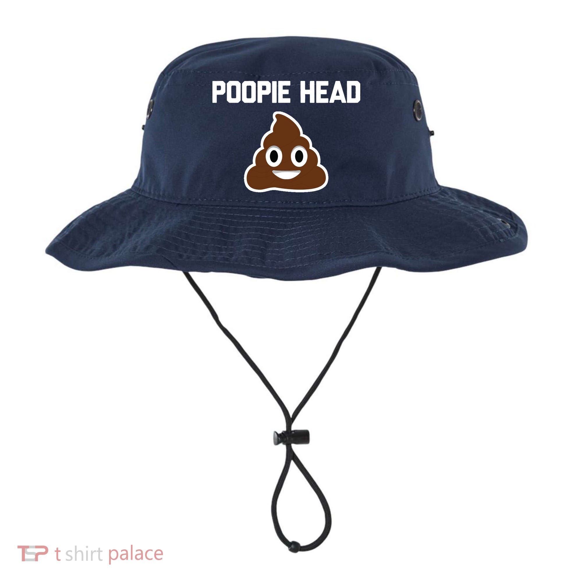 Poopie Head Sarcastic Novelty Gifts Funny Poop Shit Bucket Hat