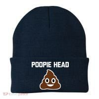 Poopie Head Sarcastic Novelty Gifts Funny Poop Shit Beanie thumb 0