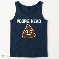 Poopie Head Sarcastic Novelty Gifts Funny Poop Shit Tank Top thumb 2