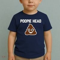Poopie Head Sarcastic Novelty Gifts Funny Poop Shit Toddler T-Shirt thumb 2