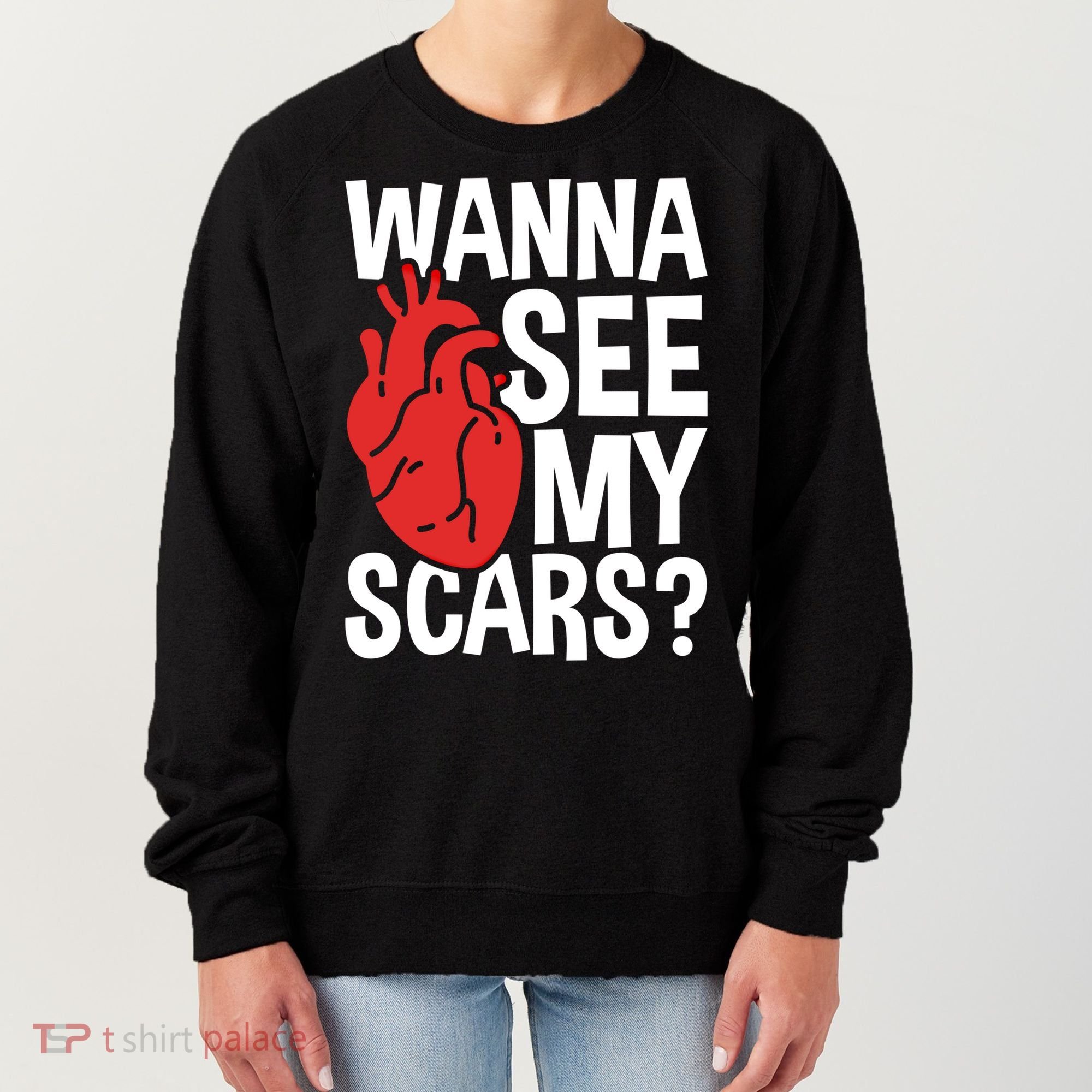 Pre Heart Transplant And After Open Heart Surgery Cool Gift Women's Sweatshirt