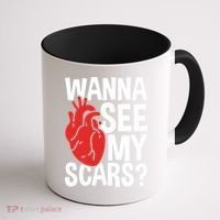 Pre Heart Transplant And After Open Heart Surgery Cool Gift Coffee Mug thumb 1