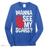 Pre Heart Transplant And After Open Heart Surgery Cool Gift Long Sleeve Shirt thumb 0