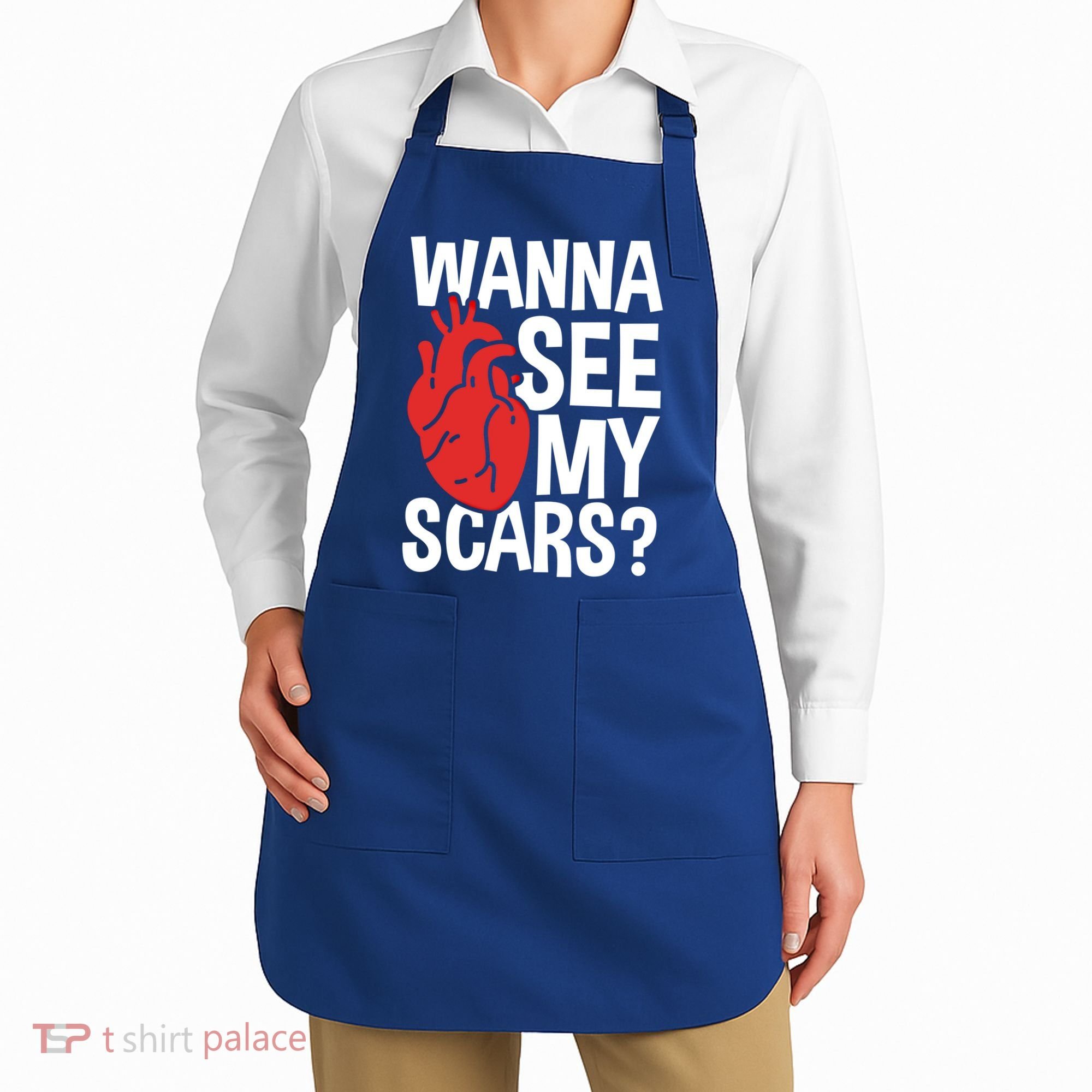 Pre Heart Transplant And After Open Heart Surgery Cool Gift Apron