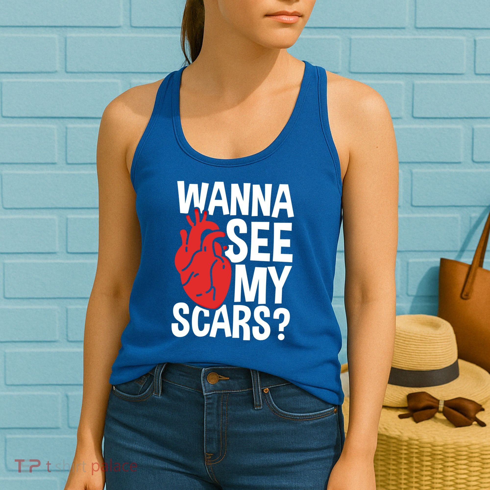 Pre Heart Transplant And After Open Heart Surgery Cool Gift Women's Tank Top