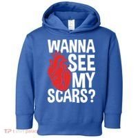 Pre Heart Transplant And After Open Heart Surgery Cool Gift Toddler Hoodie thumb 0