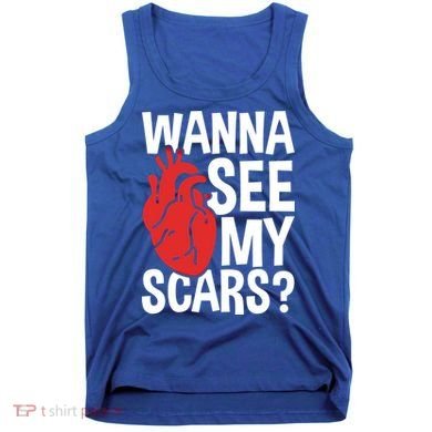 Pre Heart Transplant And After Open Heart Surgery Cool Gift Tank Top