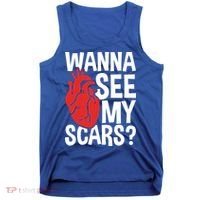 Pre Heart Transplant And After Open Heart Surgery Cool Gift Tank Top thumb 0