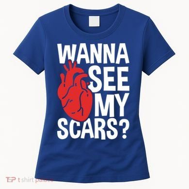 Pre Heart Transplant And After Open Heart Surgery Cool Gift Women's T-Shirt