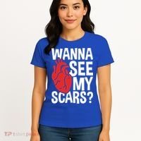 Pre Heart Transplant And After Open Heart Surgery Cool Gift Women's T-Shirt thumb 4