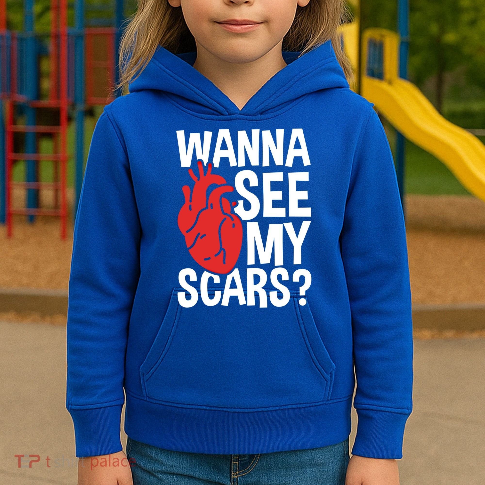 Pre Heart Transplant And After Open Heart Surgery Cool Gift Kids Hoodie