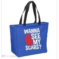 Pre Heart Transplant And After Open Heart Surgery Cool Gift Tote Bag thumb 2