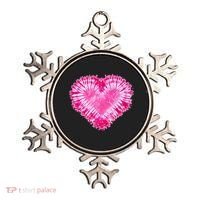 Pink Heart Tie Dye Valentines Day Ornament thumb 0