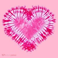 Pink Heart Tie Dye Valentines Day Toddler T-Shirt thumb 4