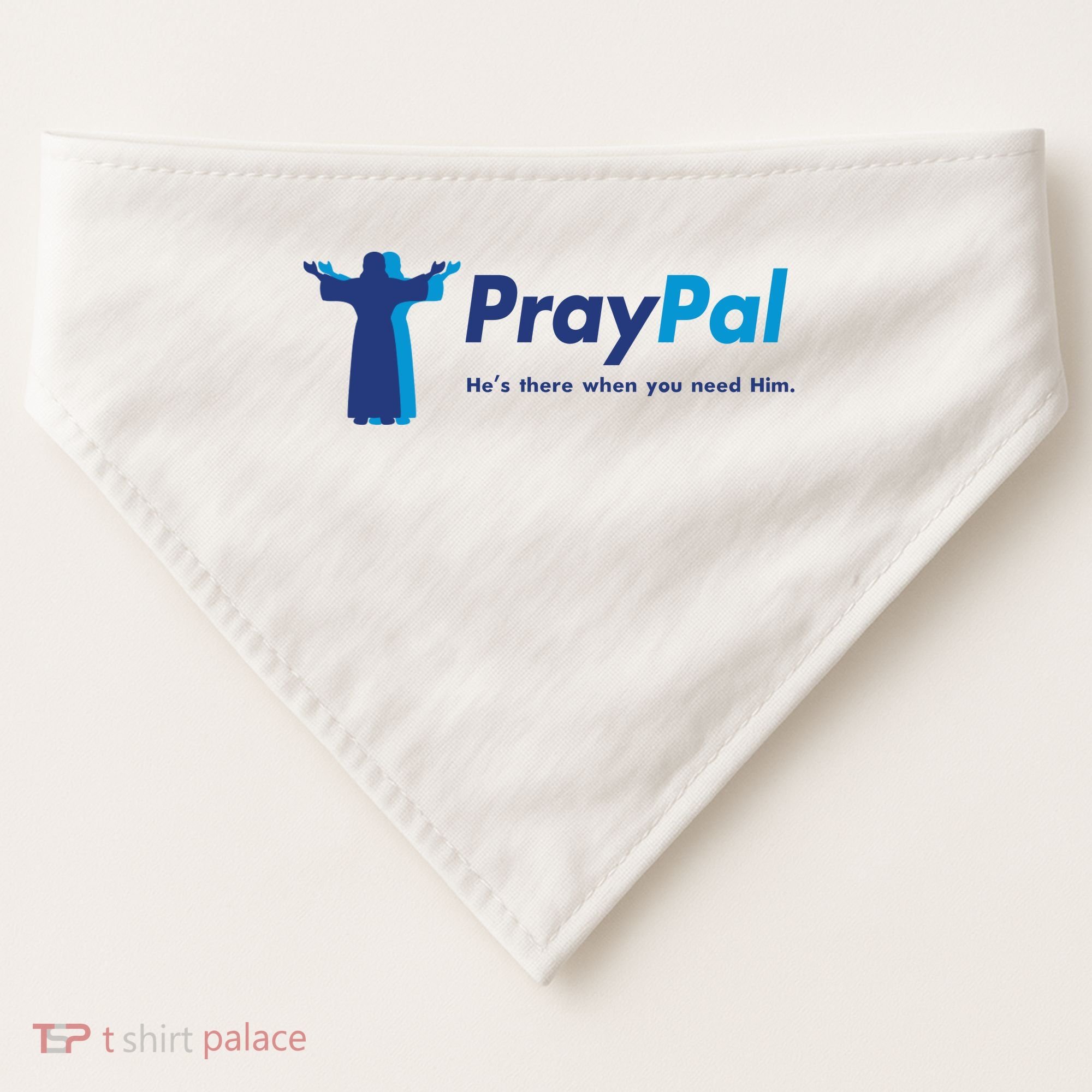 PrayPal He's There When You Need Him USA-Made Doggie Bandana