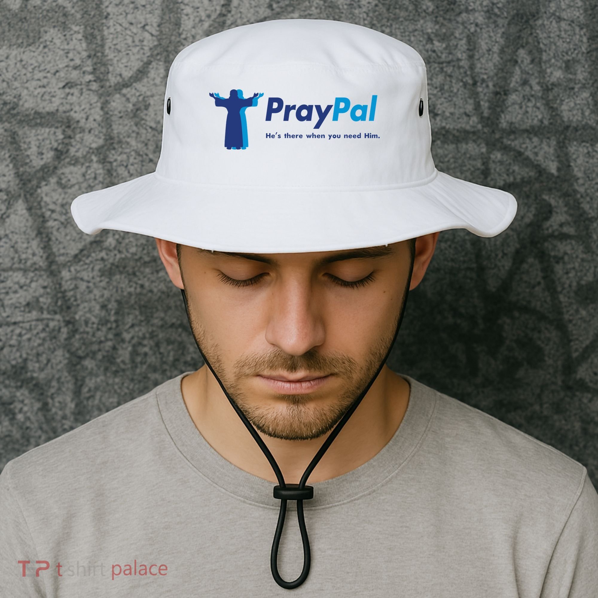 PrayPal He's There When You Need Him Bucket Hat