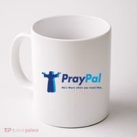 PrayPal He's There When You Need Him Coffee Mug thumb 0