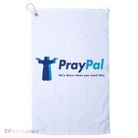 PrayPal He's There When You Need Him Golf Towel thumb 0