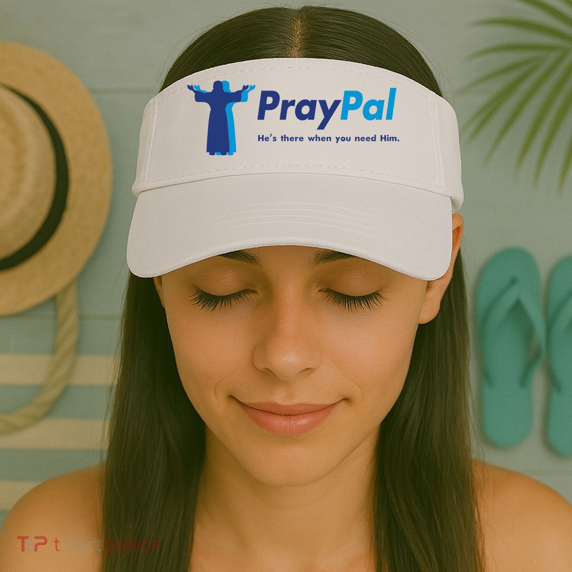 PrayPal He's There When You Need Him Visor